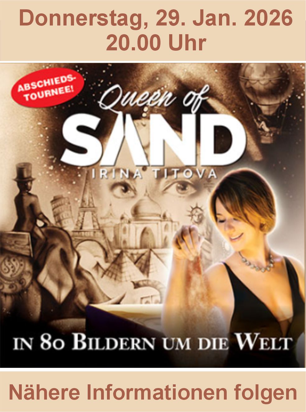 Banner Queen of Sand